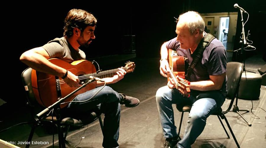 Ensayo entre guitarristas: Casares y Toquinho